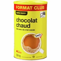 クラブ Hot chocolate. No Name Hot Chocolate Mix Club Size - 1.8 kg | No Frills Online