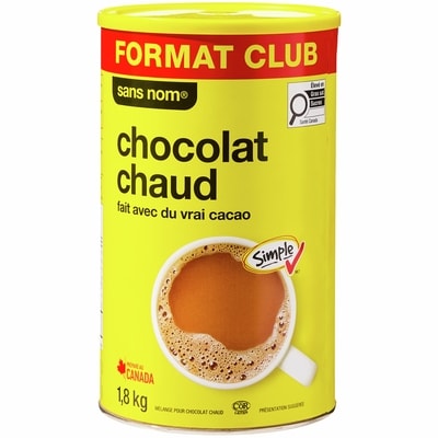 Mélange pour chocolat chaud, format club