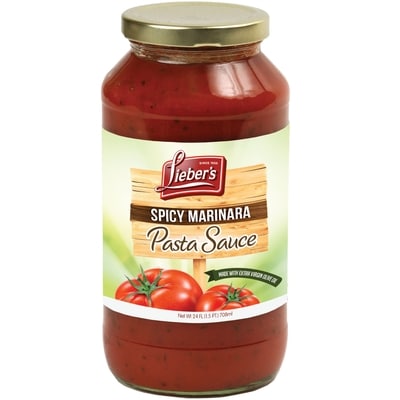 Liebers Pasta Sauce, Spicy Marinara 680 g, $0.88/100g