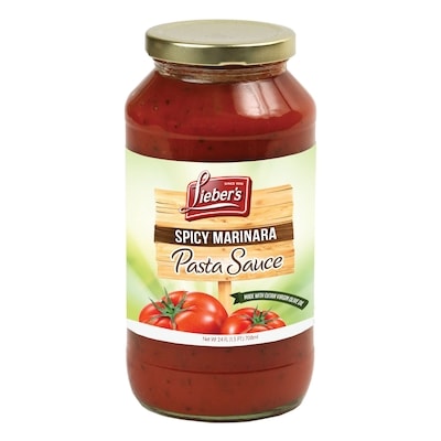 Lieber’s Sauce pour pâtes marinara épicée 680 g, 1,18 $/100g