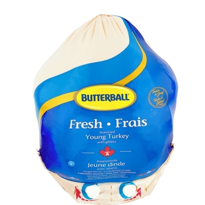 Butterball Dinde fraîche, 9-11 kg 9,90 $/1kg 4,49 $/1lb