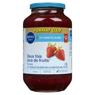 Tartinade Deux fois plus de fruitsMD aux fraises, format club