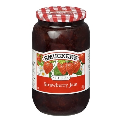 Smuckers Pure Strawberry Jam 1 l, $1.20/100ml