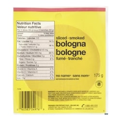 No Name Bologna 175 g, $17.14/1kg $1.71/100g