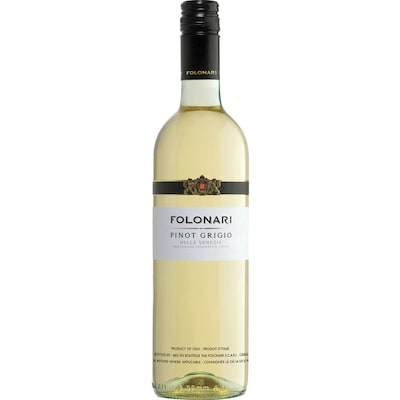 Folonari Vin blanc pinot grigio, Italie (Pièce d’identité requise au moment du ramassage) 750 ml, 2,02 $/100ml