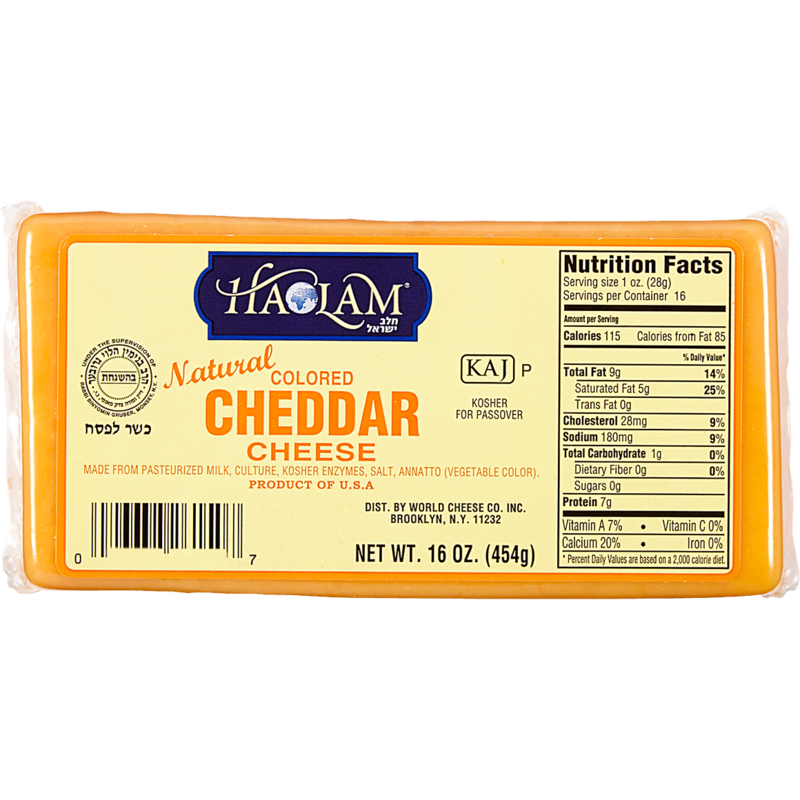 Kosher Cheddar Bars