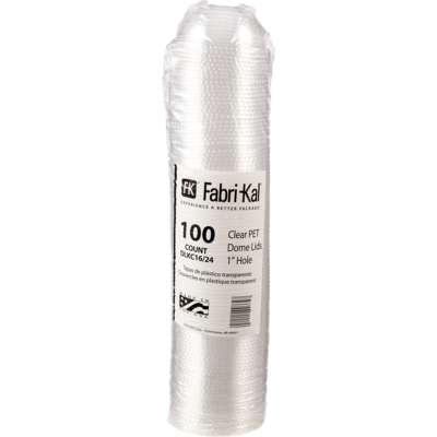 null Dome Lid With Hole 16, 20, 24oz     100 ea, $0.06/1ea