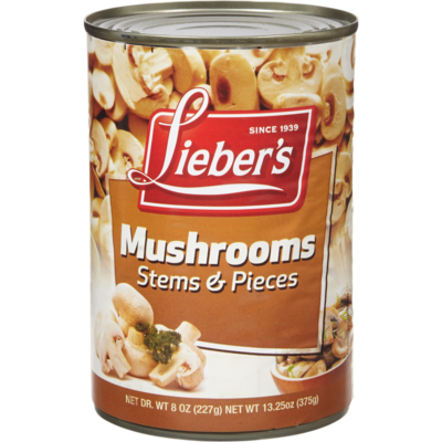 Liebers Mushroom Pieces & Stems 227 g, $2.20/100g
