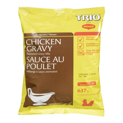 Trio Préparation pour sauce pour le poulet 637 g, 1,96 $/100g