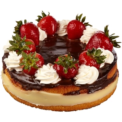 null Gâteau Boston garni de fruits 900 g, 2,56 $/100g