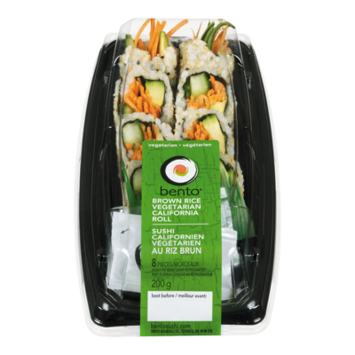 BN Brown Rice Veggie California Roll  (After 11am) 200 g, $3.75/100g