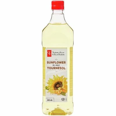 President's Choice 100% Pure Sunflower Oil 946 ml, $1.06/100ml