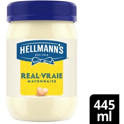 Hellmann's Mayonnaise Ideal with fries, burgers and salads Real 445 ml, $1.30/100ml