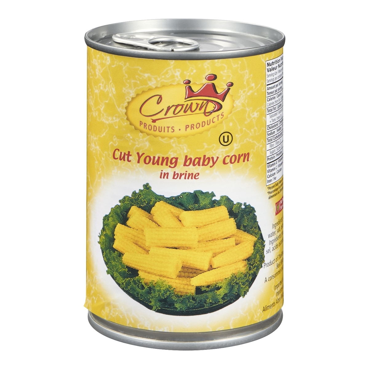 Crown Kosher Cut Baby Corn     410 g, $0.73/100g
