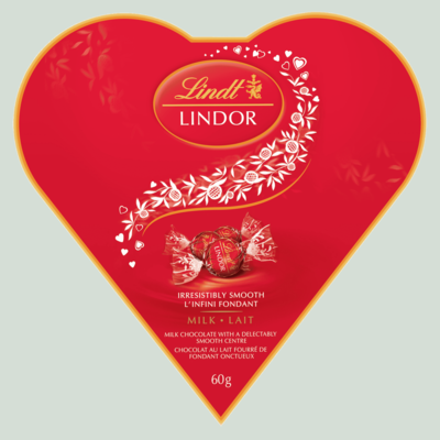 Lindt LINDOR Friendship Heart Milk Chocolate Truffles 60 g, $11.65/100g