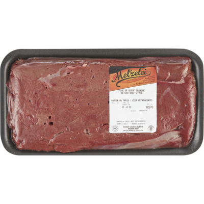 Continental Foie de bœuf casher 18,72 $/1kg 8,49 $/1lb