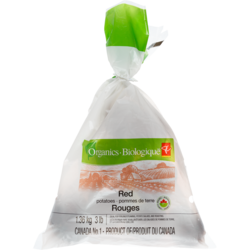 PC Organics Organic Red Potatoes, 3 lb Bag 1.36 kg, $0.51/100g