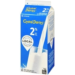 Central Dairies 2% Milk - 2 l | Dominion Stores of Newfoundland