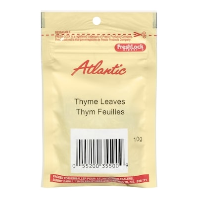 null Thym en feuilles, Atlantic 10 g, 19,90 $/100g
