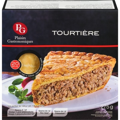 PG Pork & Beef Tourtière   275 g, $1.71/100g