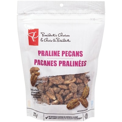President's Choice Praline Pecans 275 g, $3.45/100g