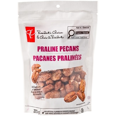 President's Choice Praline Pecans 275 g, $3.27/100g
