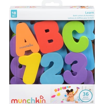 Munchkin Letters & Numbers Bath Toys 1 ea, $8.79/1ea
