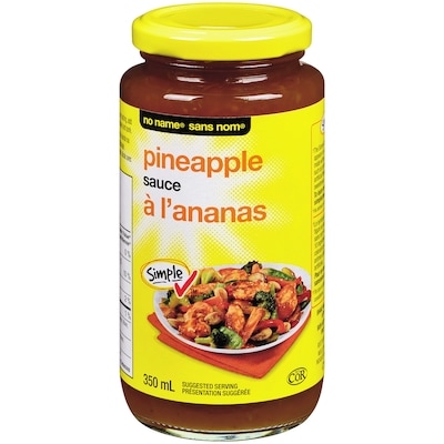 Sans Nom Sauce à l’ananas 350 ml, 1,14 $/100ml