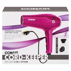 Cord-Reel Tourmaline Ceramic Dryer
