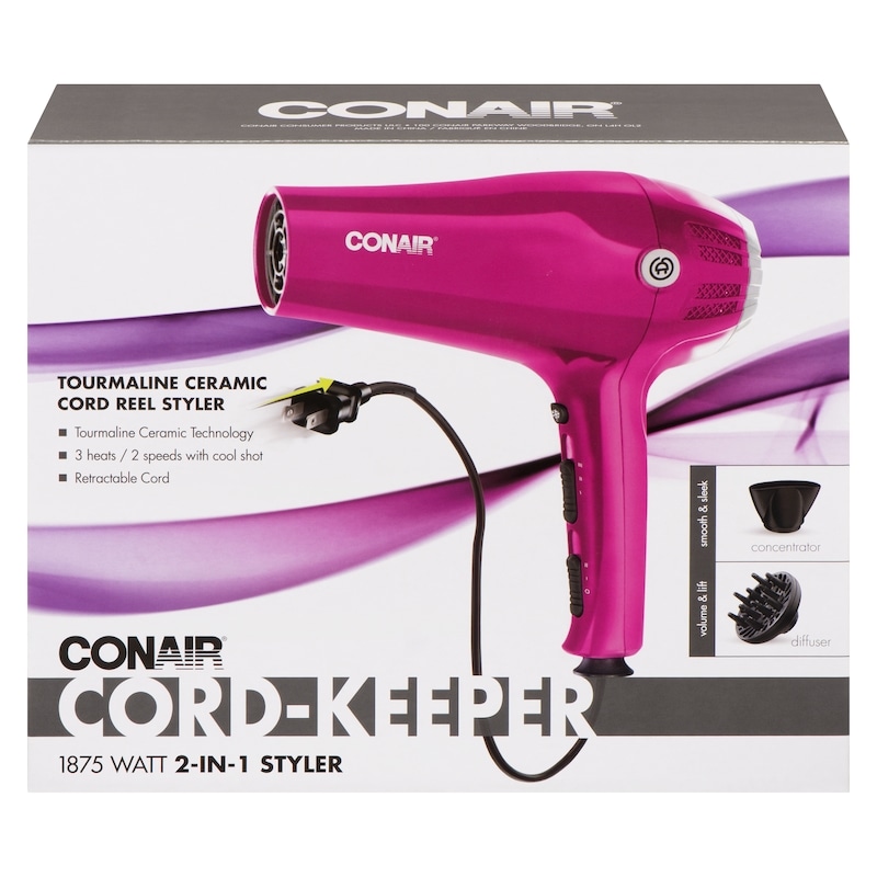 Cord-Reel Tourmaline Ceramic Dryer