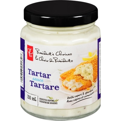 le Choix du Président Sauce tartare 250 ml, 1,40 $/100ml