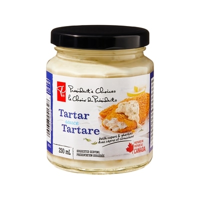 le Choix du Président Sauce tartare 250 ml, 1,60 $/100ml