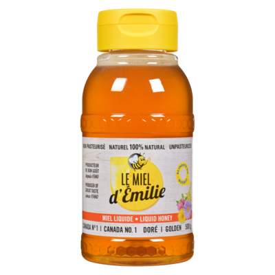 Le Miel d’Émilie Tartinade au miel toutes fleurs naturel 500 g, 1,70 $/100g