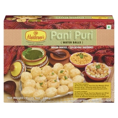 Haldiram Indian Snacks Pani Puri Water Balls 275 g, $2.72/100g