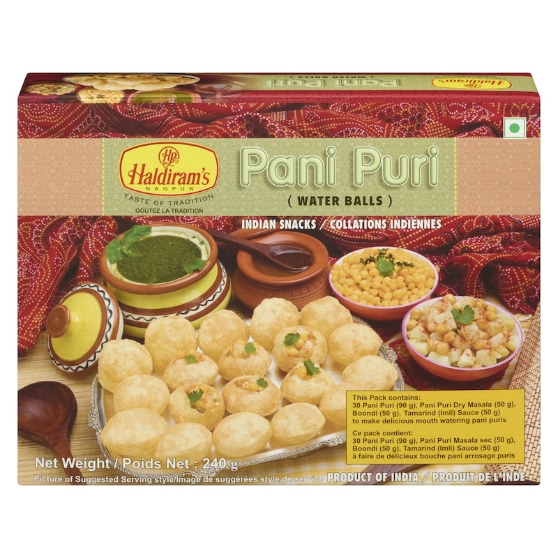 Indian Snacks Pani Puri Water Balls