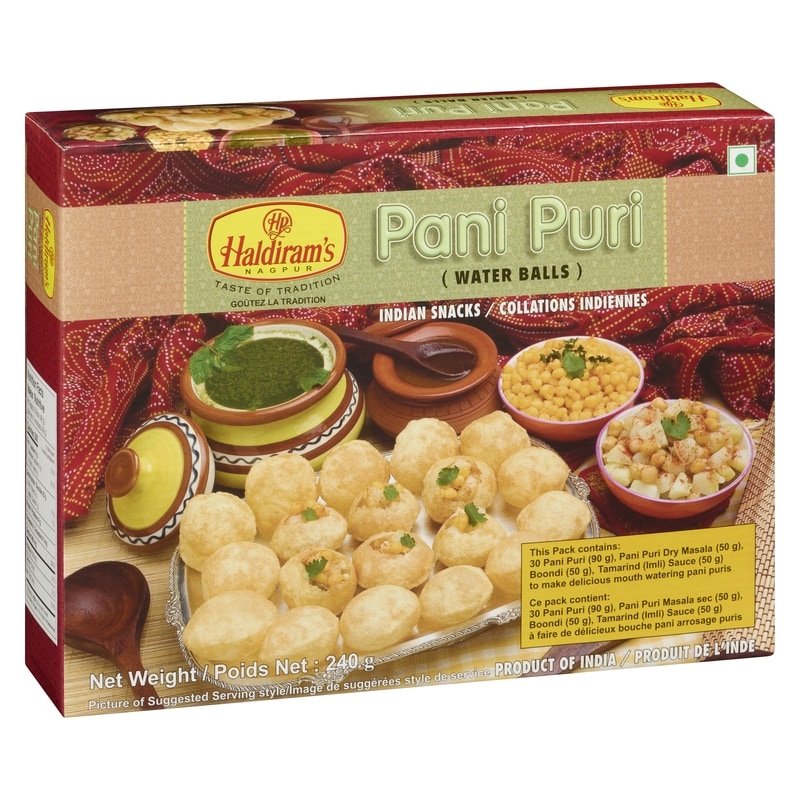 Indian Snacks Pani Puri Water Balls
