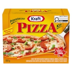 Kraft Pizza Kit 850 g, $1.00/100g
