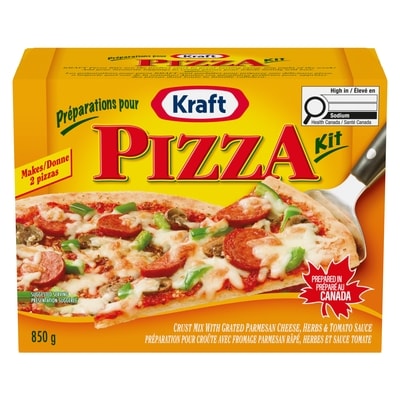 Kraft Pizza Kit 850 g, $1.00/100g