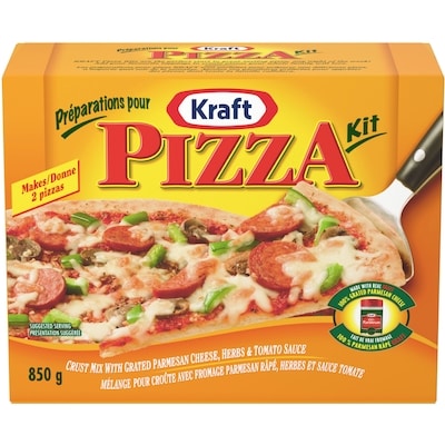 Kraft Pizza Kit 850 g, $1.12/100g