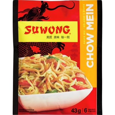Suwong Mélange à sauce pour chow mein 43 g, 6,49 $/100g