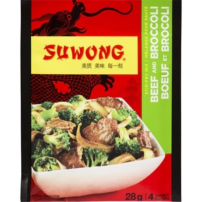 Suwong Stir-Fry Mix, Beef and Broccoli 28 g, $9.96/100g
