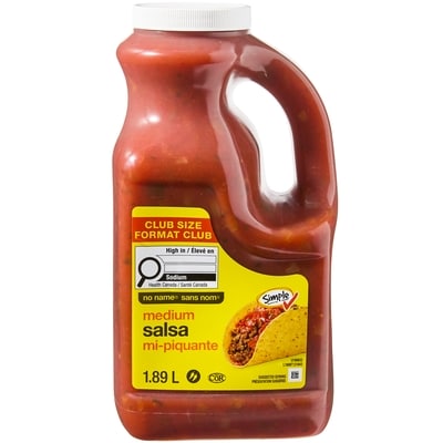 Sans Nom Salsa mi-piquante 1.89 l, 0,63 $/100ml