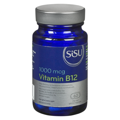 Sisu Vitamine B12 1 000 mcg 60 ea, 0,40 $/1ch