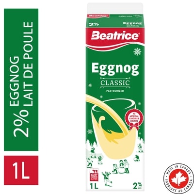 Beatrice Classic Eggnog 2% 1 l, $0.36/100ml