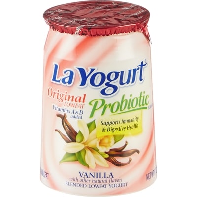 LA Low Fat Yogurt, Vanilla 170 g, $1.05/100g