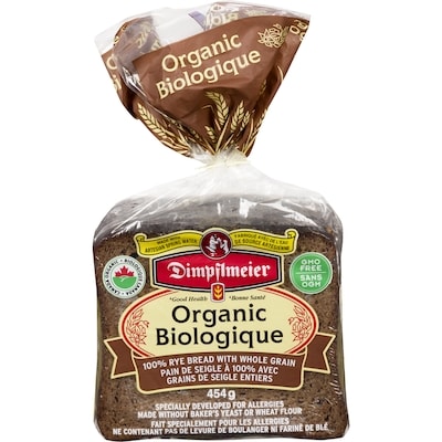 Dimpflmeier Rye Bread With Whole Grain 454 g, $1.14/100g