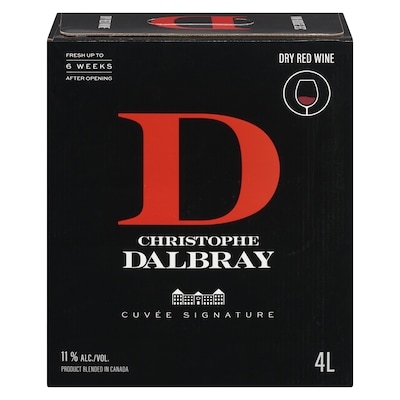 Christophe Dalbray Christophe Dalbray Red Wine (ID required at pick-up) 4 l, $0.99/100ml