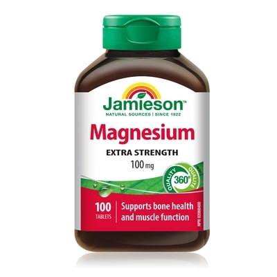 Jamieson Magnesium 100 mg 100 ea, $0.16/1ea