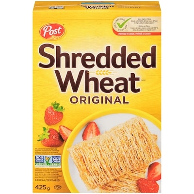 Post Shredded Wheat Big Biscuit Cereal 425 g, $1.29/100g