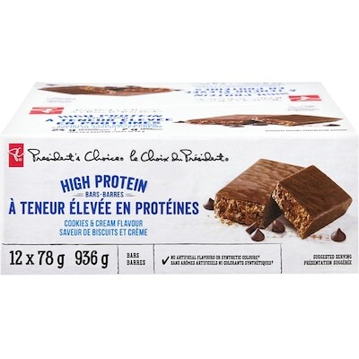 Cookies and Cream Flavour High Protein Bars